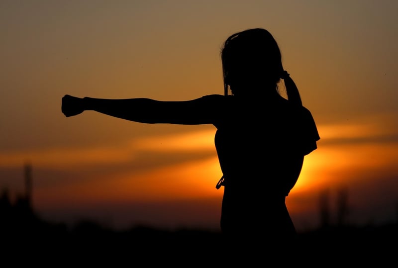 Taekwondo class